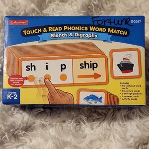 Lakeshore Touch & Read Phonics Word Match, 2 Sets